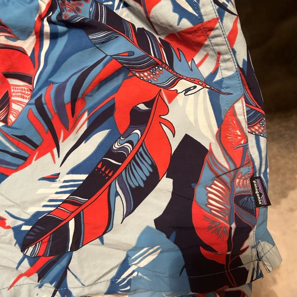 NWT Patagonia Barely Baggies Shorts 2 1/2”-Wild Paradise Catalyst Blue-Large - Picture 2 of 4